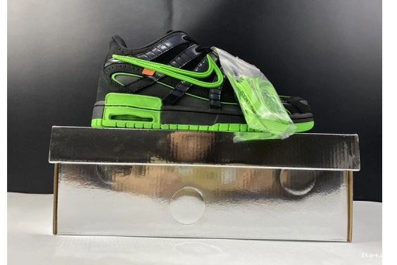 CU6015-001 O-W DUNK “”GREEN AIR STRIKE“ NIKE RUBBER 0302